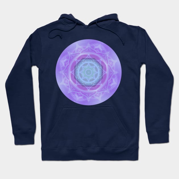 PURPLE LOTUS MANDALA,  LILAC MANDALA PATTERN, PINK AND LAVENDER LOTUS DESIGN Hoodie by danitacreate